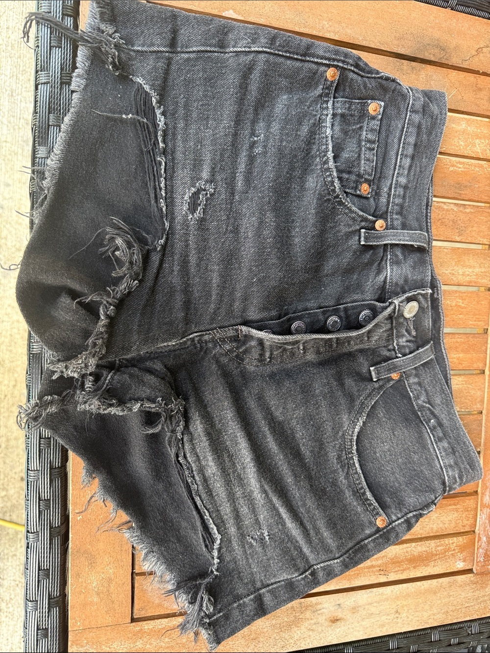 Levi’s 501 Jean Shorts Black 27